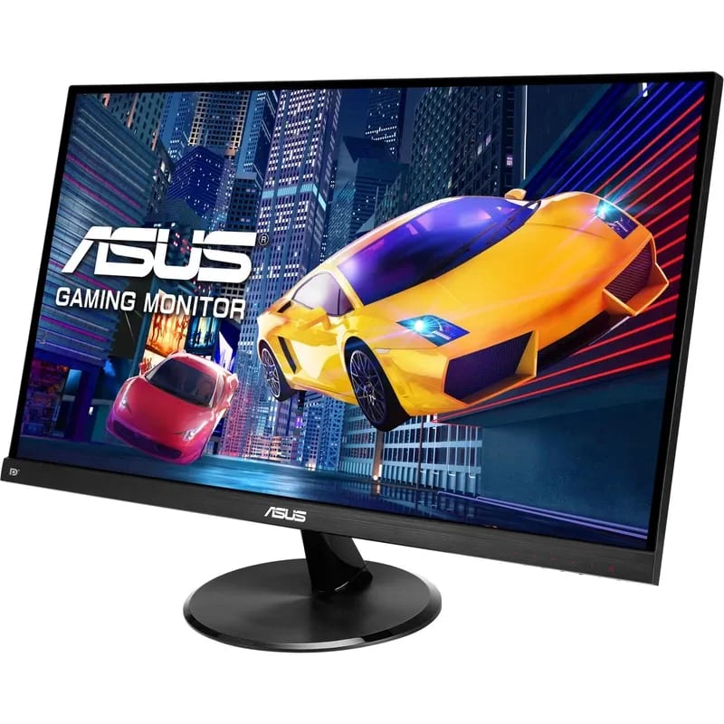 The asus gaming monitor is shown on a white background